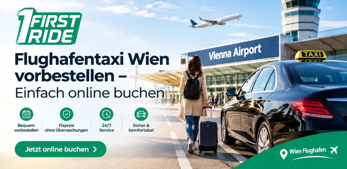 Flughafentaxi Wien vorbestellen – Einfach online buchen