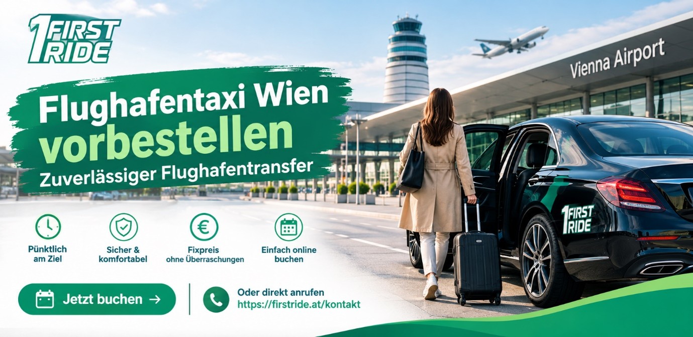 Flughafentaxi Wien vorbestellen – Zuverlässiger Flughafentransfer